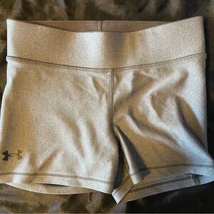 Under Armour Gray Athletic Shorts with Moisture-Wicking Fabric